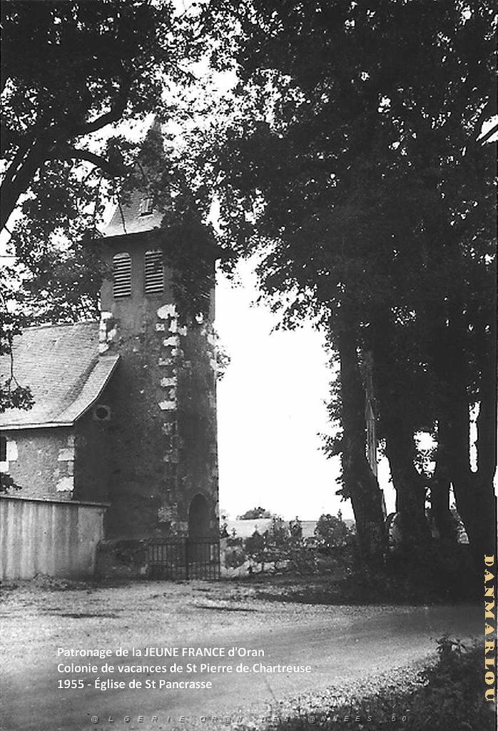 COLO JEUNE FRANCE 1955 eglise de St Pancrasse.jpg